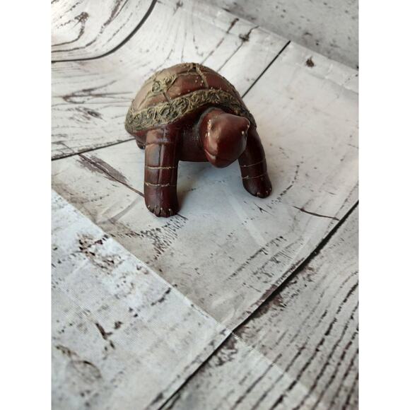 Carved wood Decorative Turtle Indonesian - Picture 5 of 8